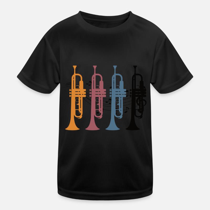 Trompete Kinder Funktions-T-Shirt