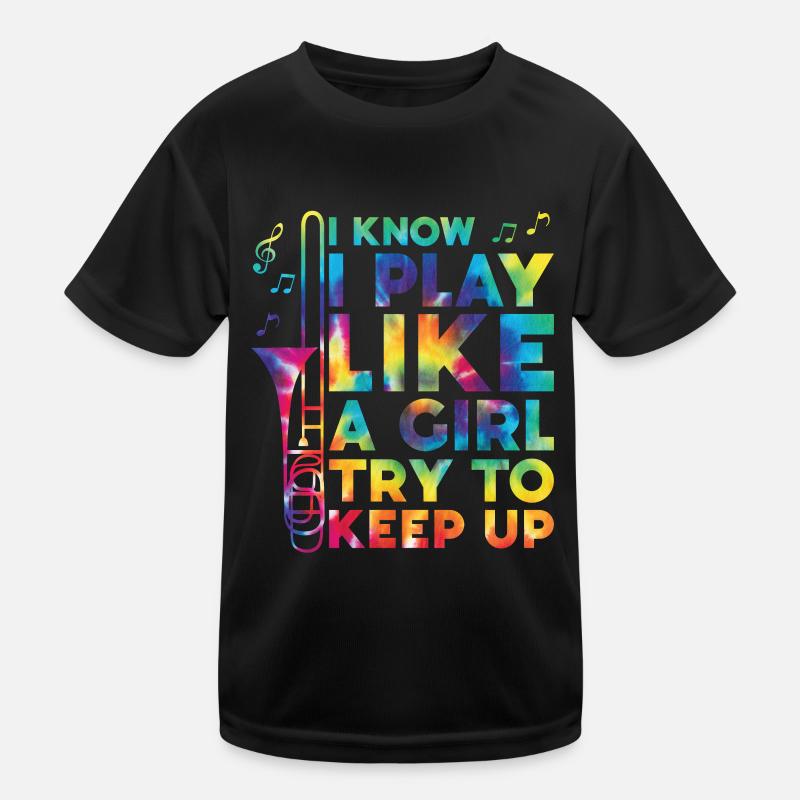 Posaune Kinder Funktions-T-Shirt