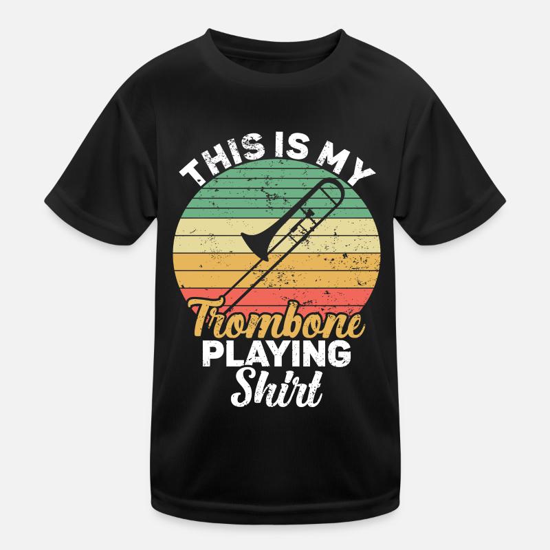 Posaune Kinder Funktions-T-Shirt