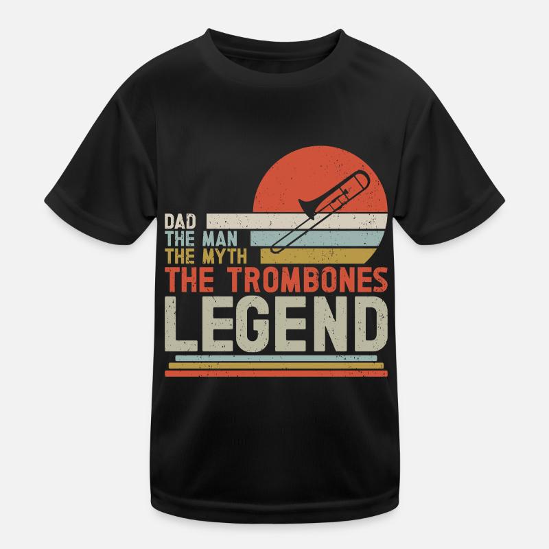 Posaune Kinder Funktions-T-Shirt