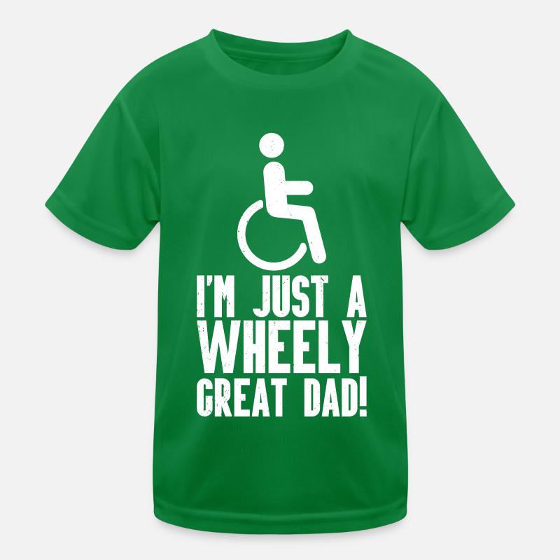 Rollstuhl Kinder Funktions-T-Shirt
