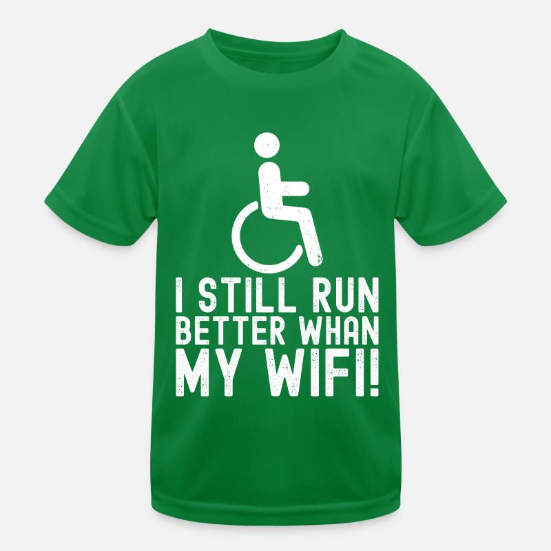 Rollstuhl Kinder Funktions-T-Shirt