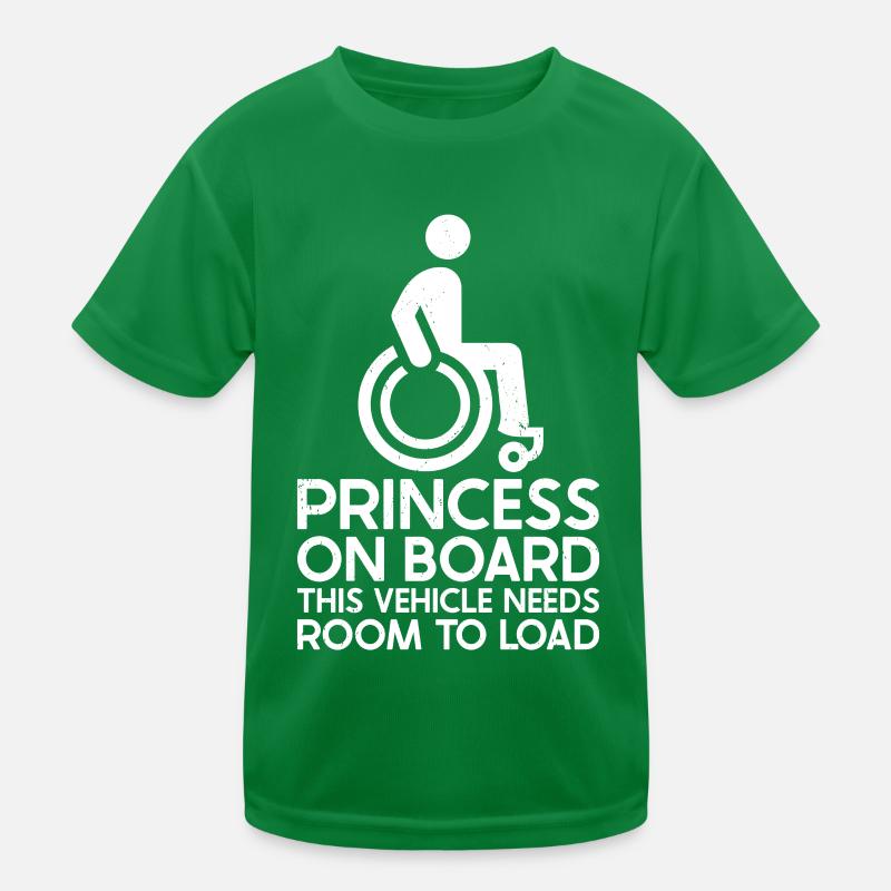 Rollstuhl Kinder Funktions-T-Shirt