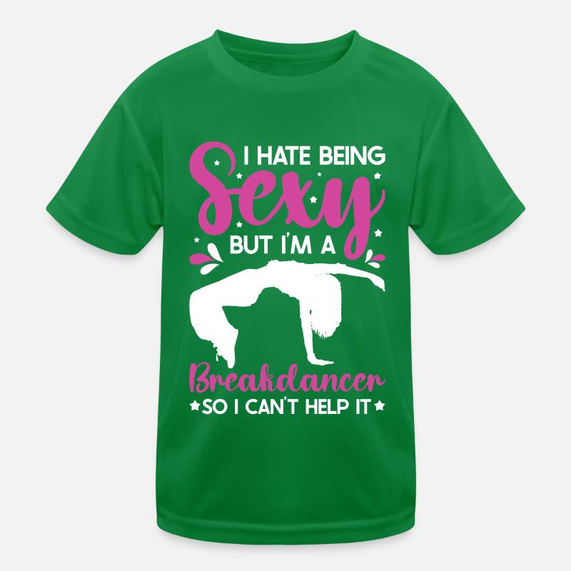 Break Dancing Kids Functional T-Shirt