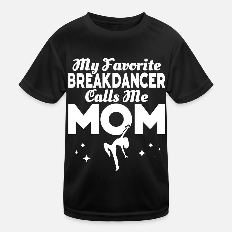 Break Dance - T-shirt sport Enfant - noir