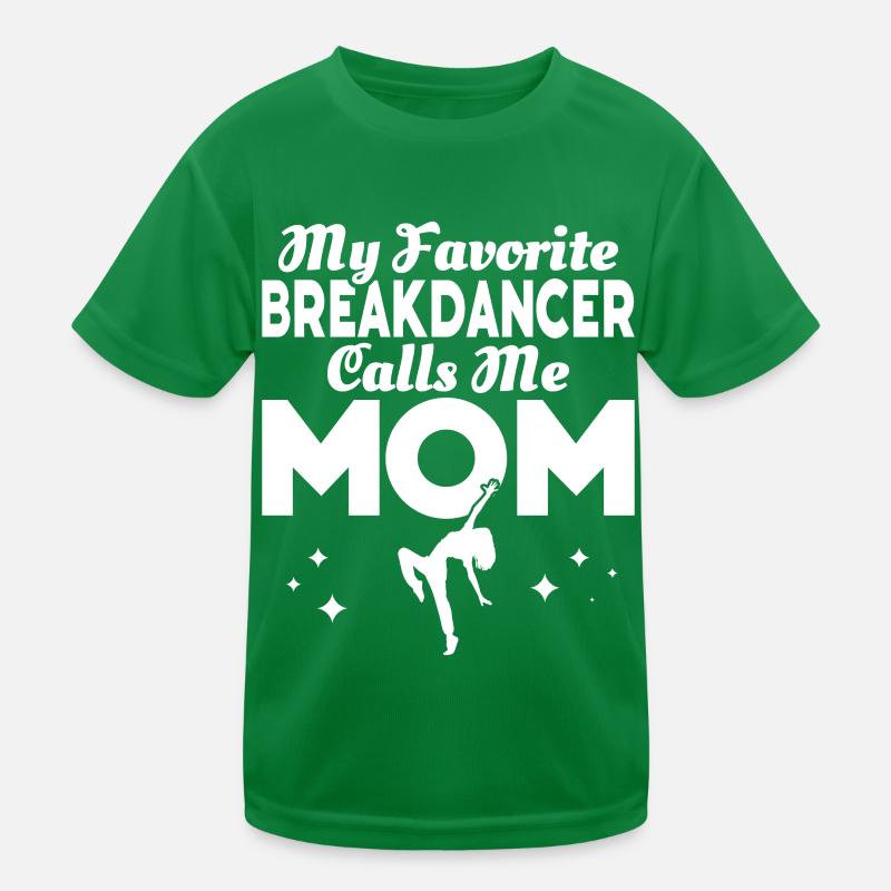 Break Dancing Kids Functional T-Shirt