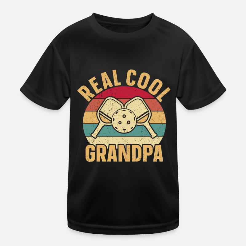 Grand-père Pickleball Paddle T-shirt sport Enfant
