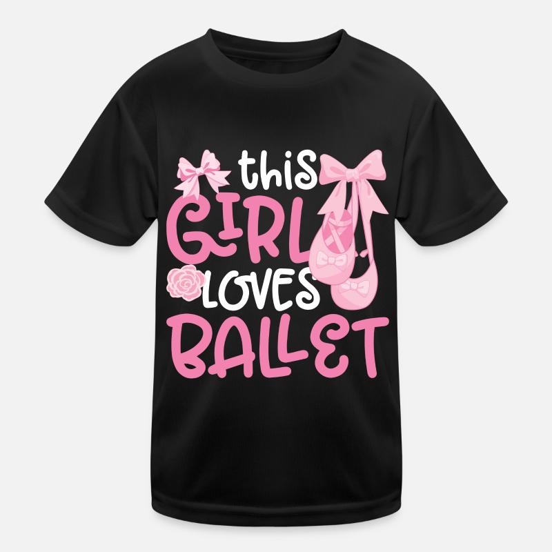 Ballett Kinder Funktions-T-Shirt