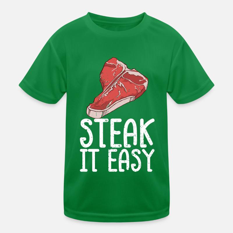 Steak Kids Functional T-Shirt