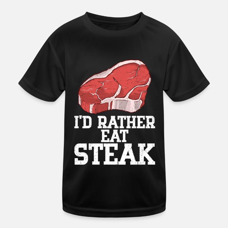 Steak Kids Functional T-Shirt