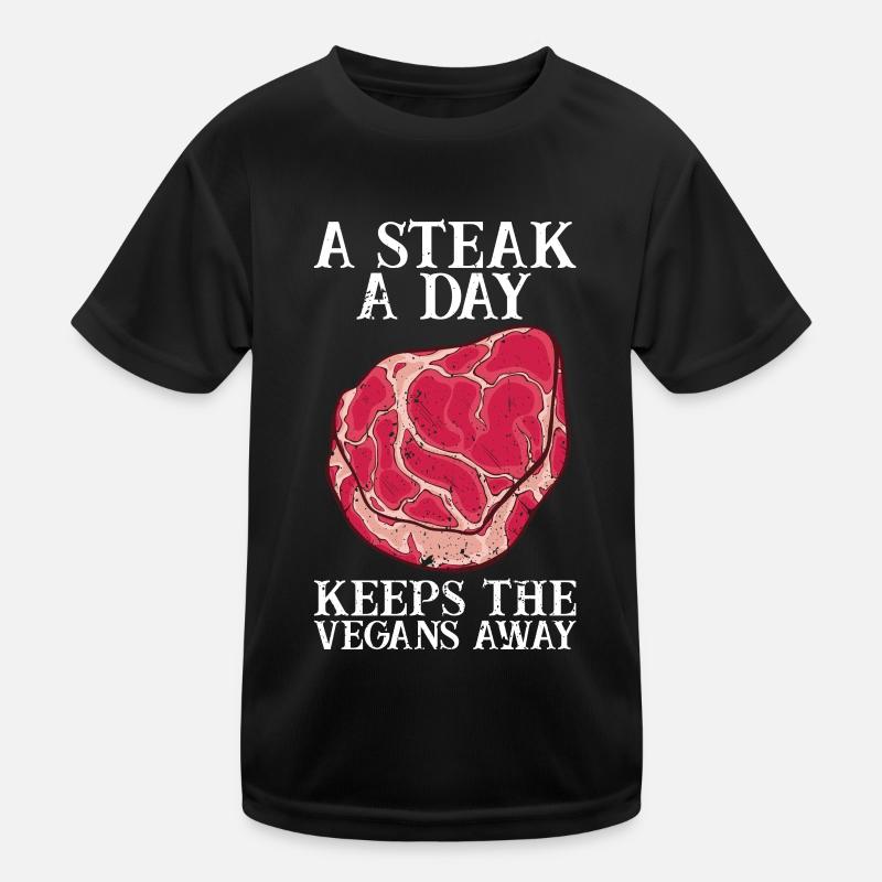 Steak Kids Functional T-Shirt
