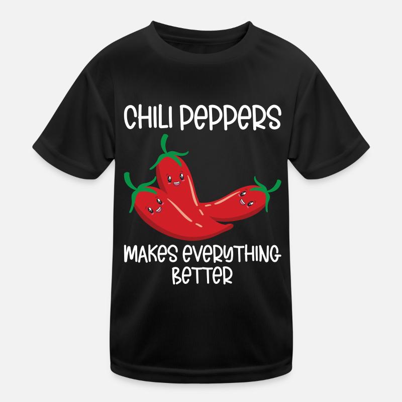 Chili-Pfeffer Kinder Funktions-T-Shirt