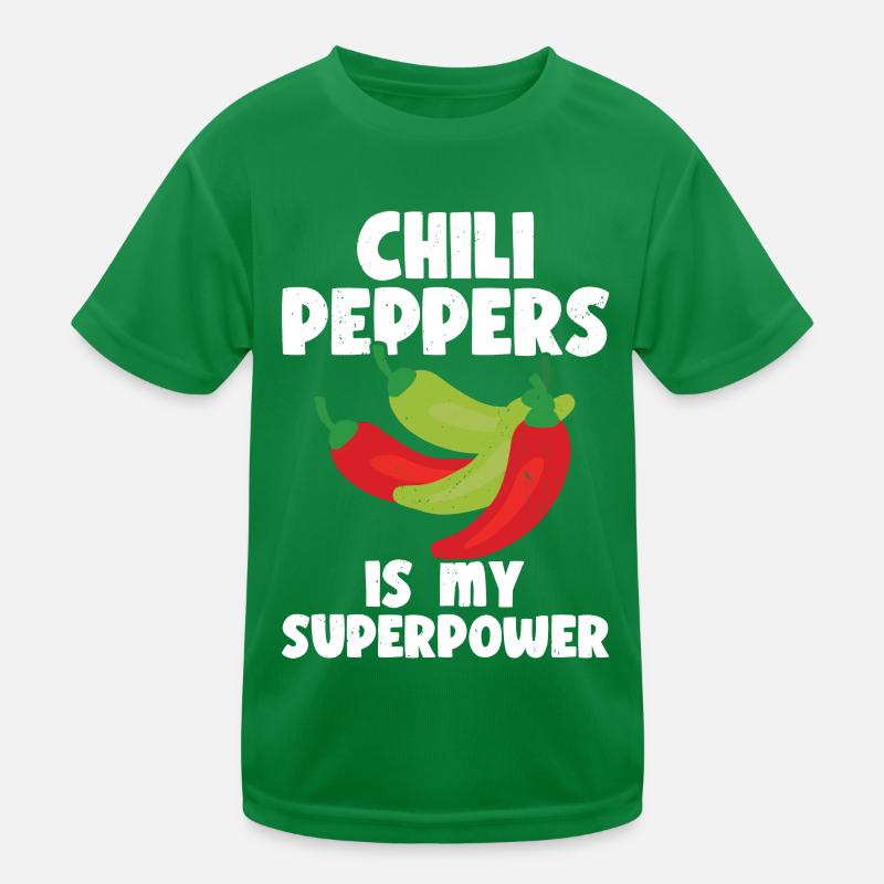Chili-Pfeffer Kinder Funktions-T-Shirt