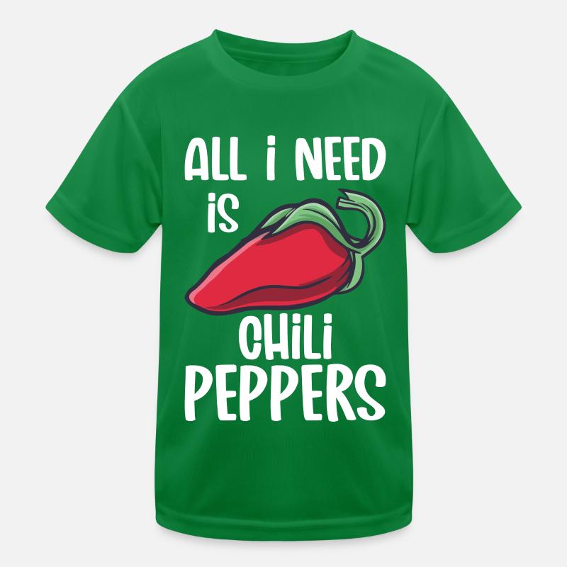 Chili-Pfeffer Kinder Funktions-T-Shirt