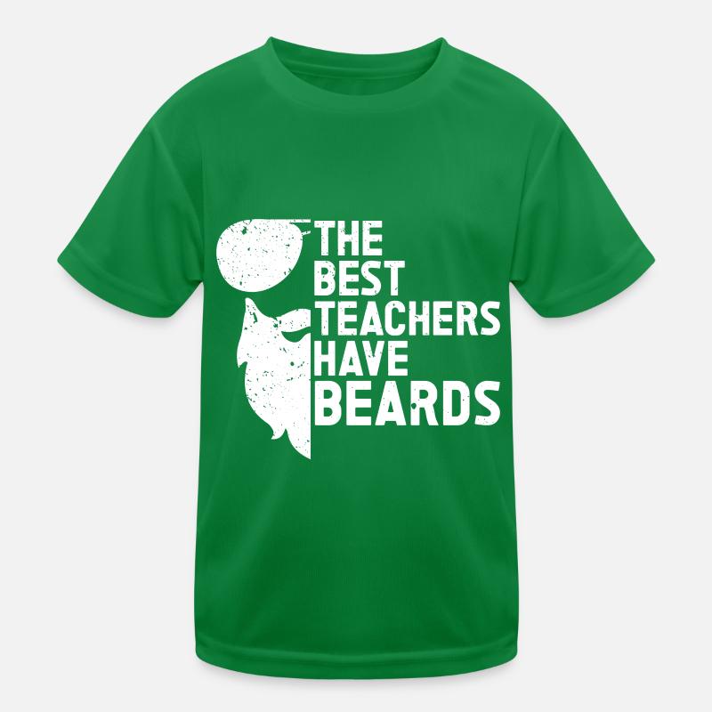 Bärtiger Lehrer Kinder Funktions-T-Shirt