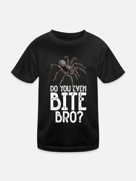 Tarantula - Kids Functional T-Shirt - black - Front