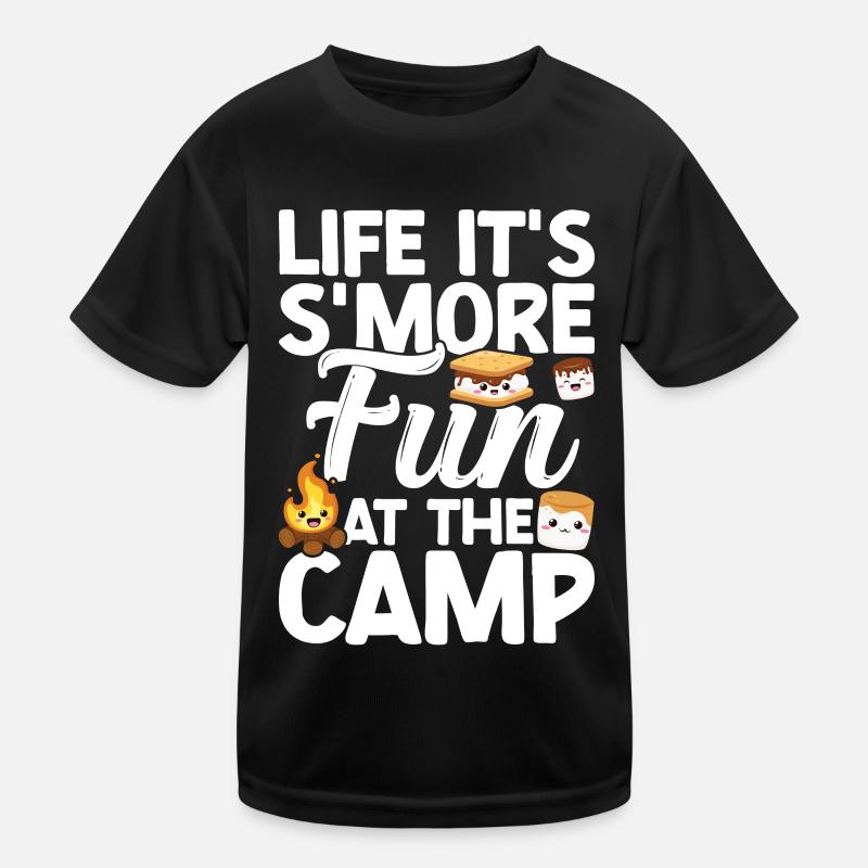 Marshmallow S'more Kids Functional T-Shirt