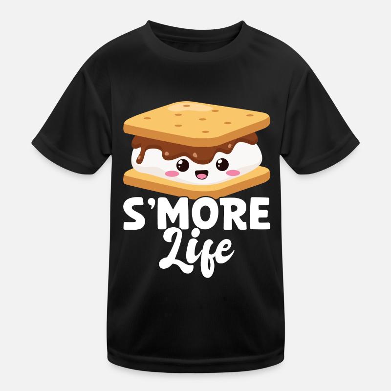 Marshmallow S'more Kids Functional T-Shirt