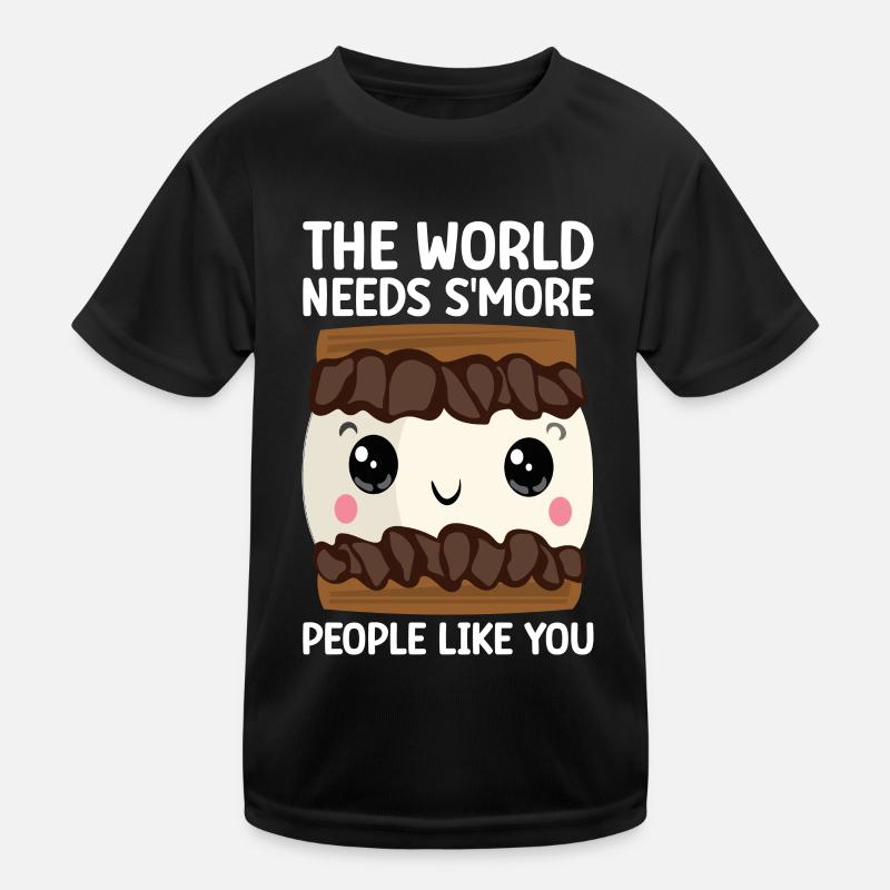 Marshmallow S'more Kids Functional T-Shirt