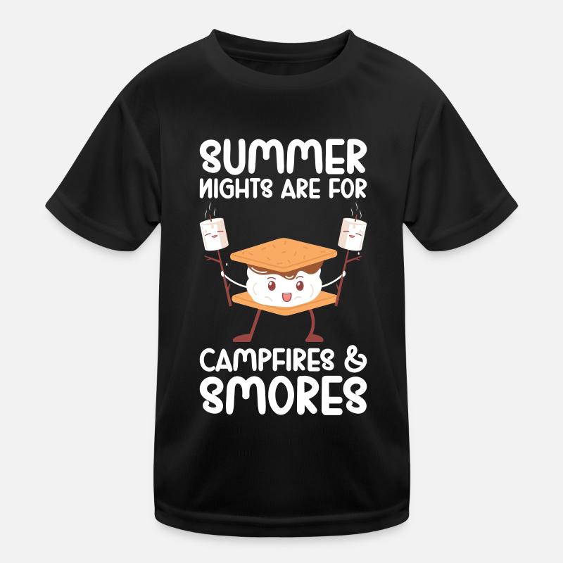 Marshmallow S'more Kids Functional T-Shirt