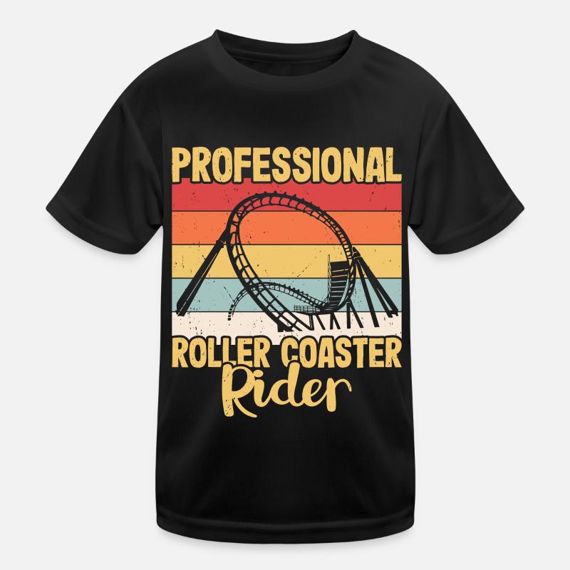 Roller coaster Kids Functional T-Shirt