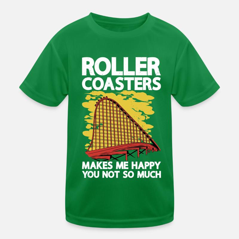 Roller coaster Kids Functional T-Shirt