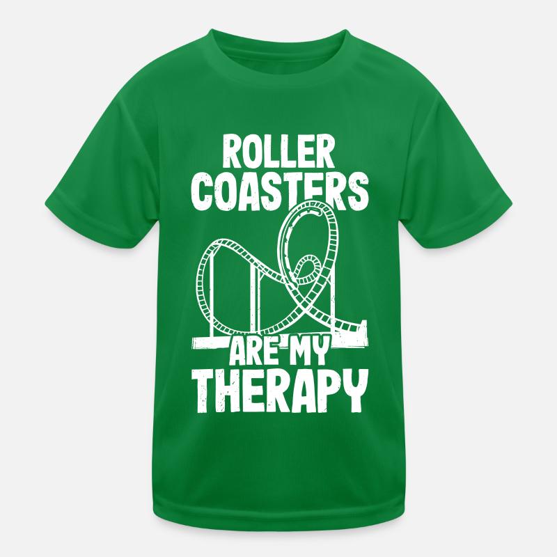 Roller coaster Kids Functional T-Shirt