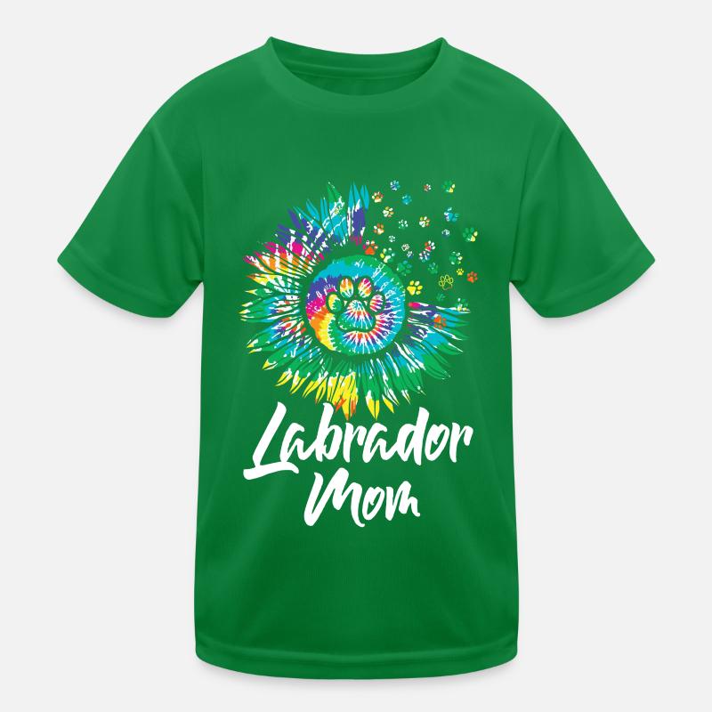 Mutter Sunflower Labrador Retriever Hund Kinder Funktions-T-Shirt