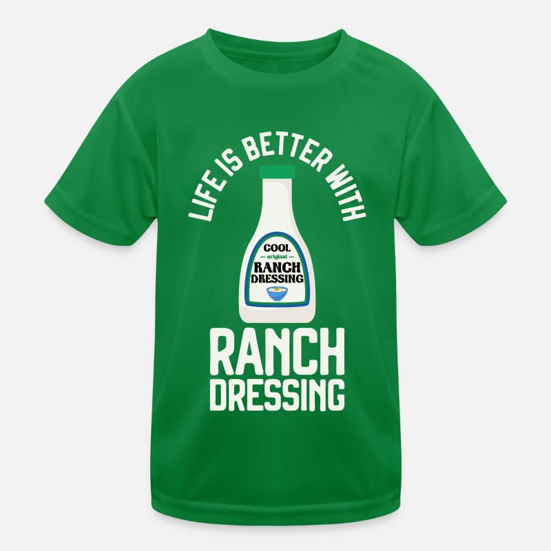 Ranch -Dressing -Ranch -Salad Dressing Kids Functional T-Shirt