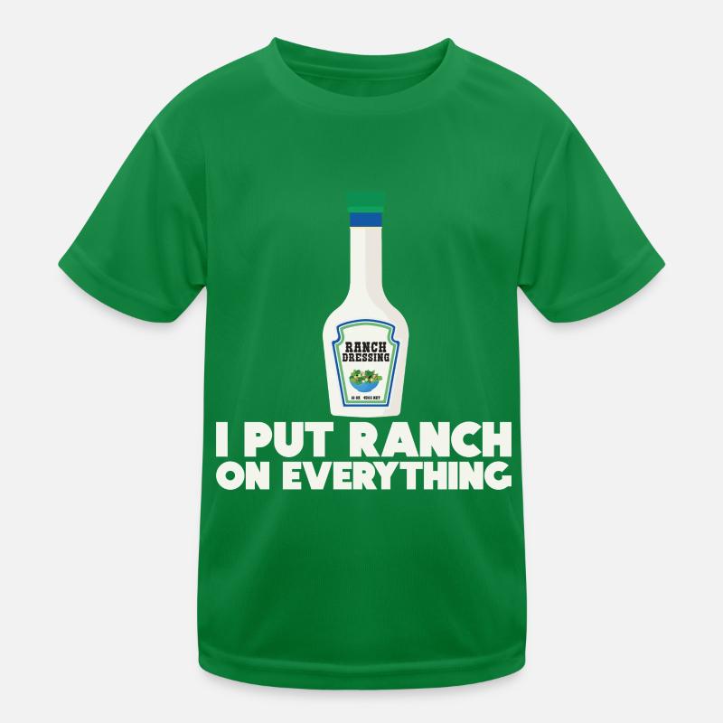 Ranch -Dressing -Ranch -Salad Dressing Kids Functional T-Shirt
