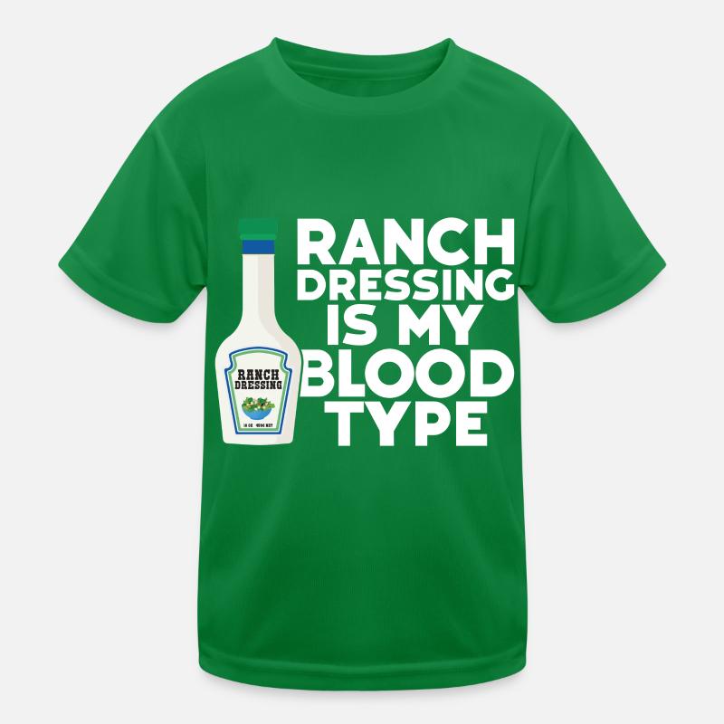 Ranch -Dressing -Ranch -Salad Dressing Kids Functional T-Shirt