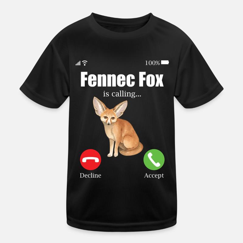 Fennec Renard T-shirt sport Enfant