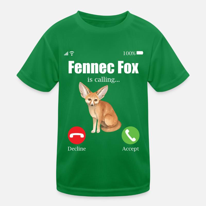 Fennec Fox Kinder Funktions-T-Shirt