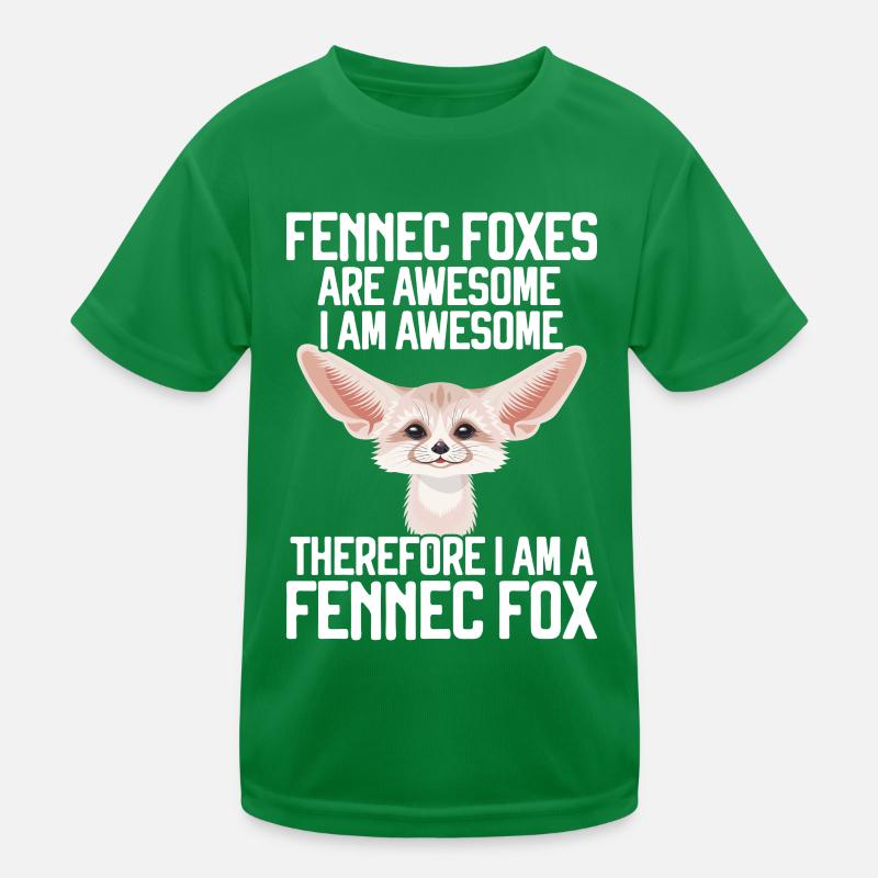 Fennec Fox Kids Functional T-Shirt