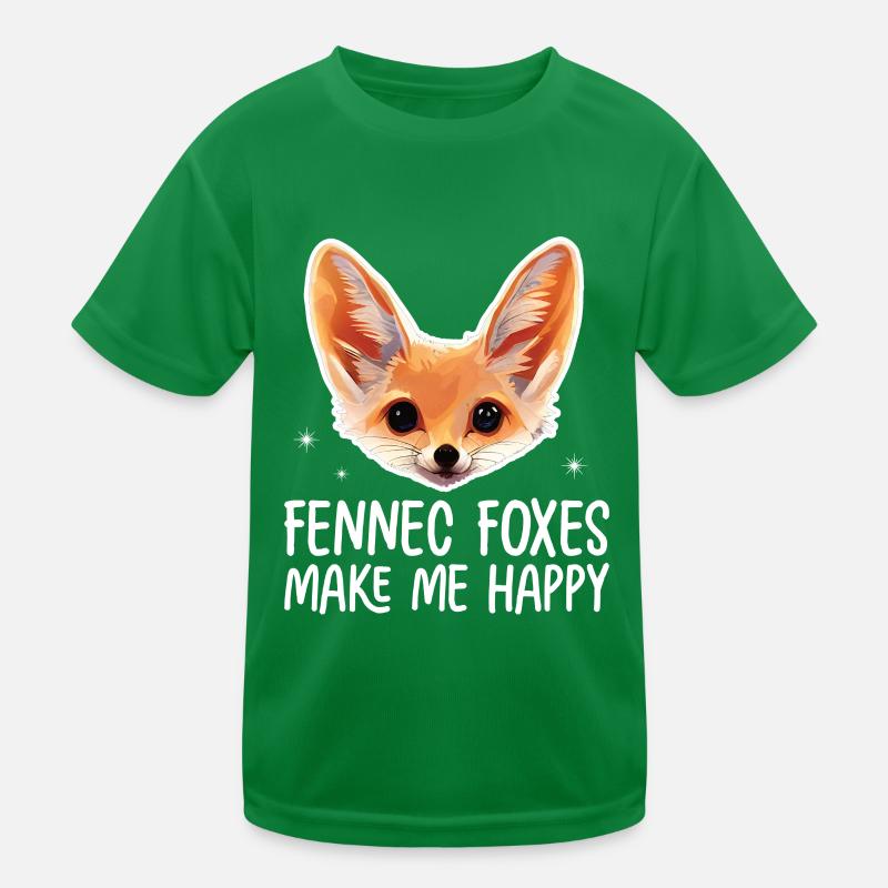 Fennec Fox Kinder Funktions-T-Shirt