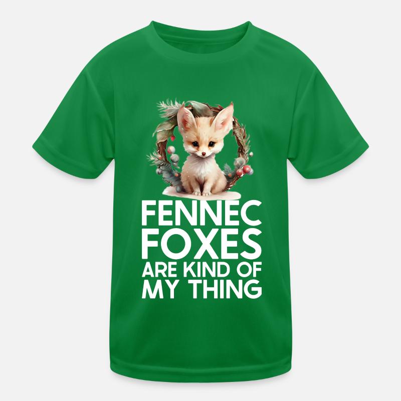 Fennec Fox Kinder Funktions-T-Shirt