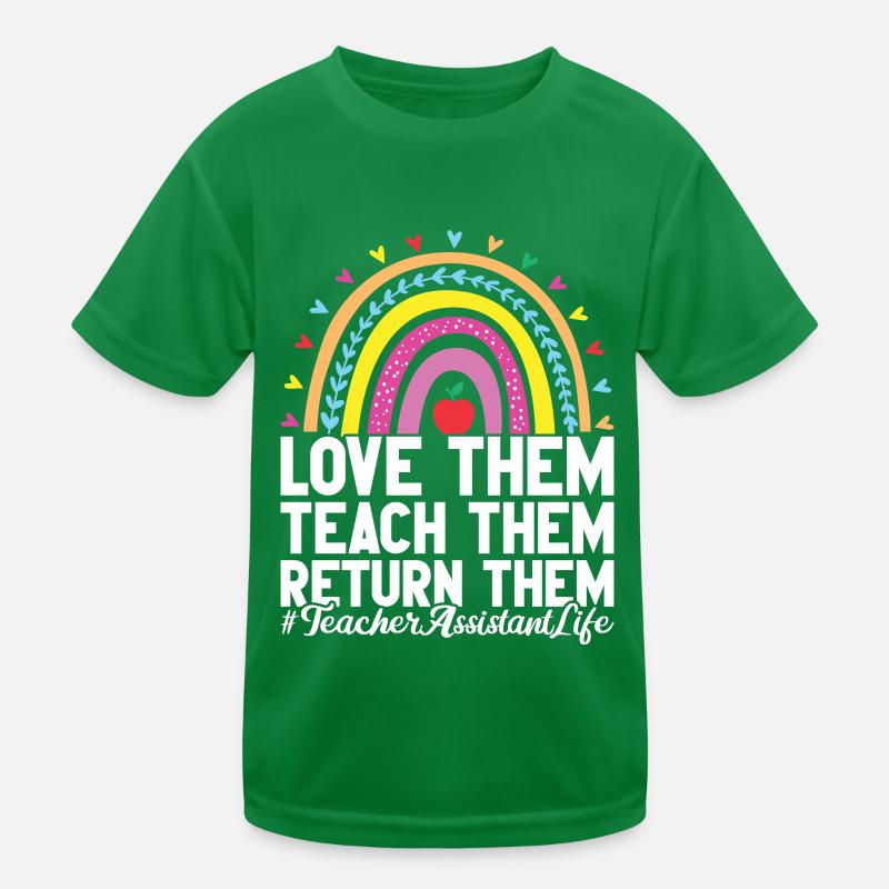 Lehrer -Assistenten Schulleiter Unterricht Kinder Funktions-T-Shirt