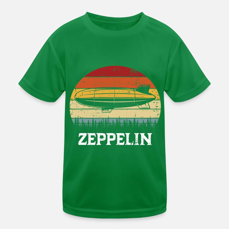 Zeppelin Avion Dirigeable Aviation guidée T-shirt sport Enfant