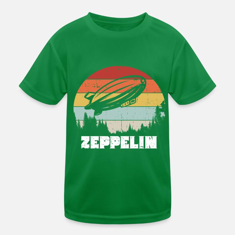 Zeppelin Avion Dirigeable Aviation guidée T-shirt sport Enfant