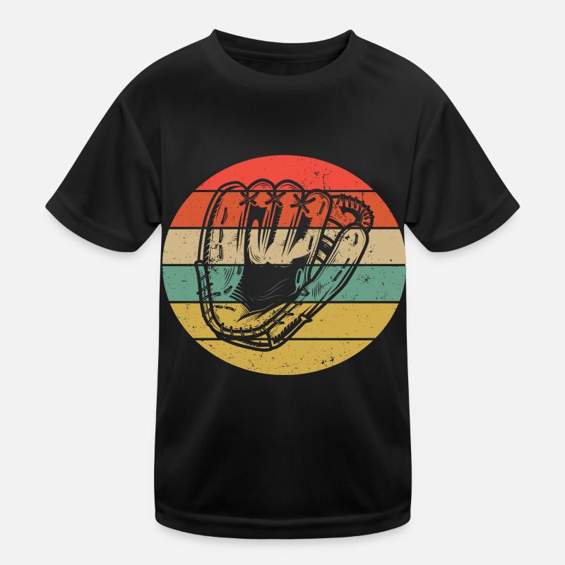 Baseball Catcher Baseball Player Pitcher Kids Functional T-Shirt