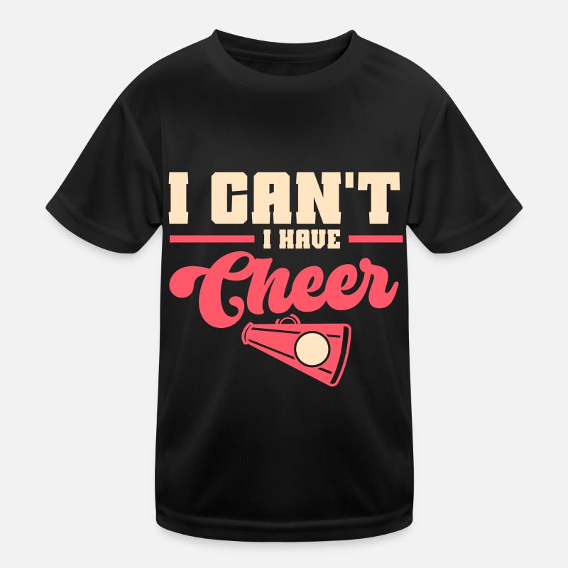 Cheerleadermädchen Cheerleading Jugend Kinder Funktions-T-Shirt