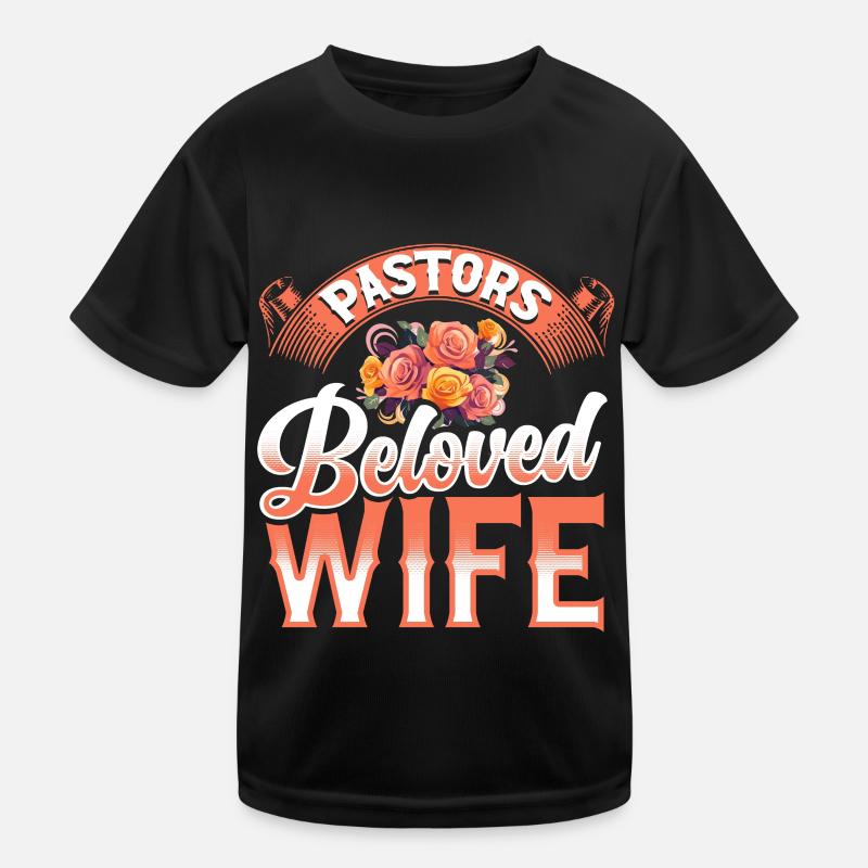 L’épouse du pasteur Jesus Christian Church appréciation T-shirt sport Enfant