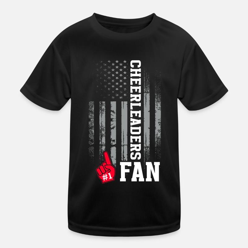 Cheer Dad Cheerleading Cheerleader Daddy Kinder Funktions-T-Shirt