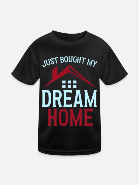 Neuer Hausbesitzer Hauswarmester Hausbesitzer - Kinder Funktions-T-Shirt - Schwarz - Vorne