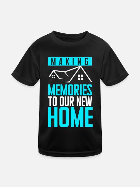 Neuer Hausbesitzer Hauswarmester Hausbesitzer - Kinder Funktions-T-Shirt - Schwarz - Vorne