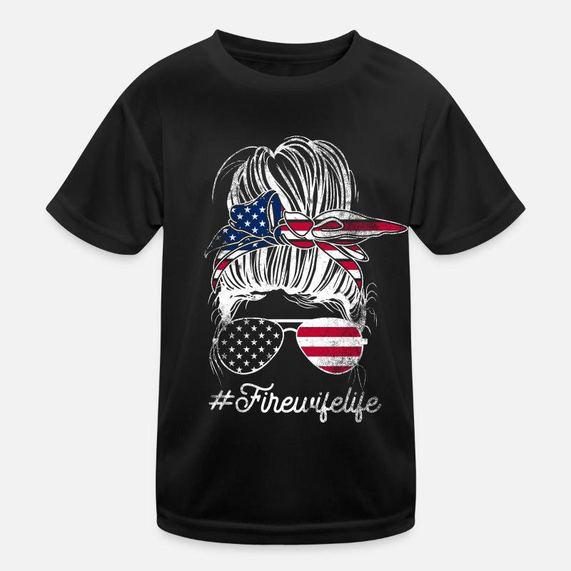 Firefighter Fire Crews ́ Kids Functional T-Shirt