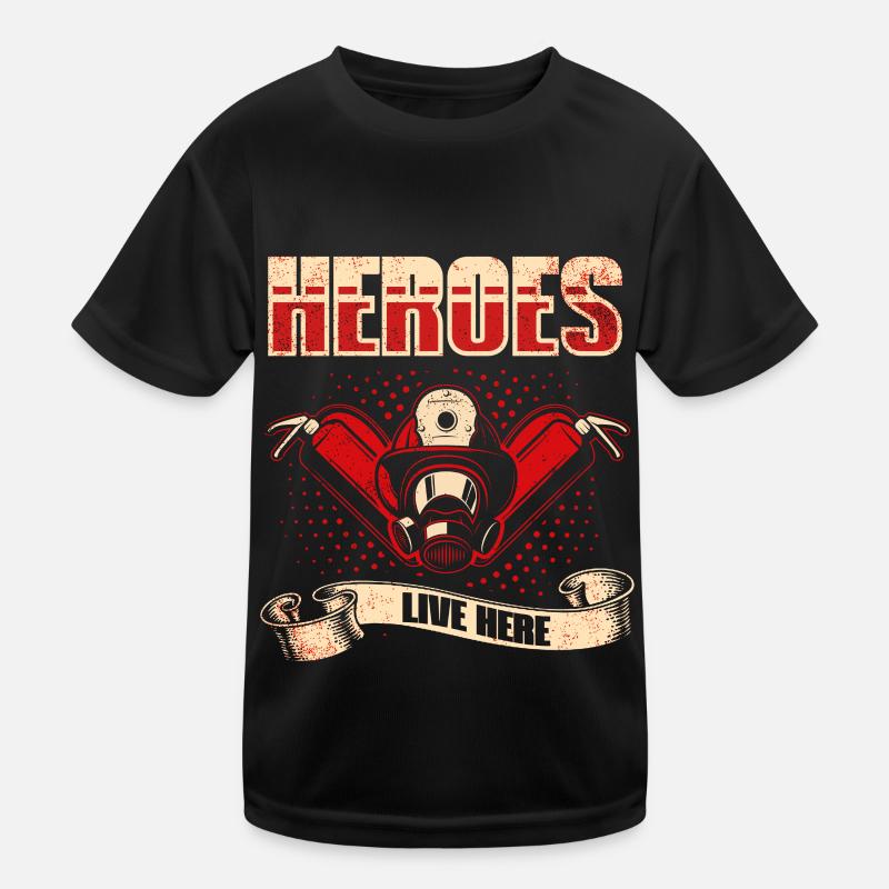 Équipes de pompiers ́ T-shirt sport Enfant