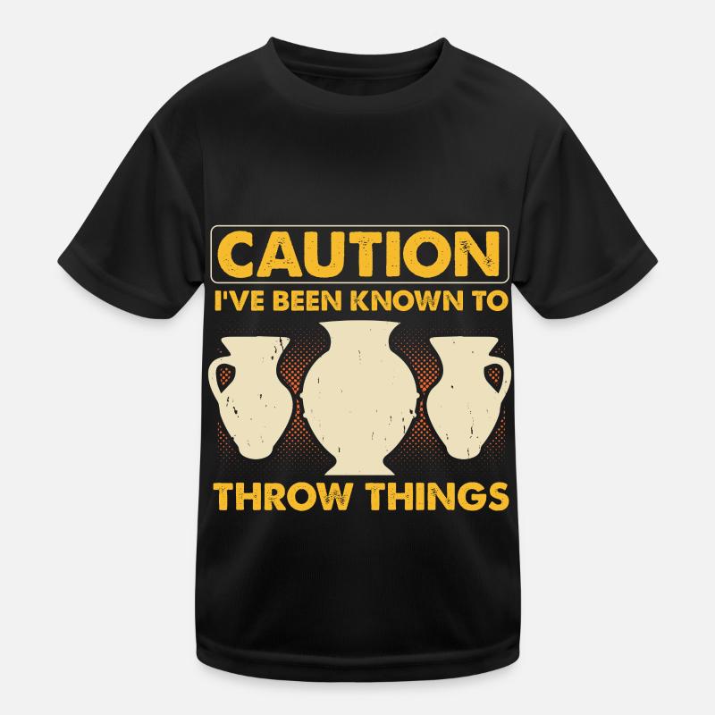 Ceramic Pottery Sculpture Kids Functional T-Shirt