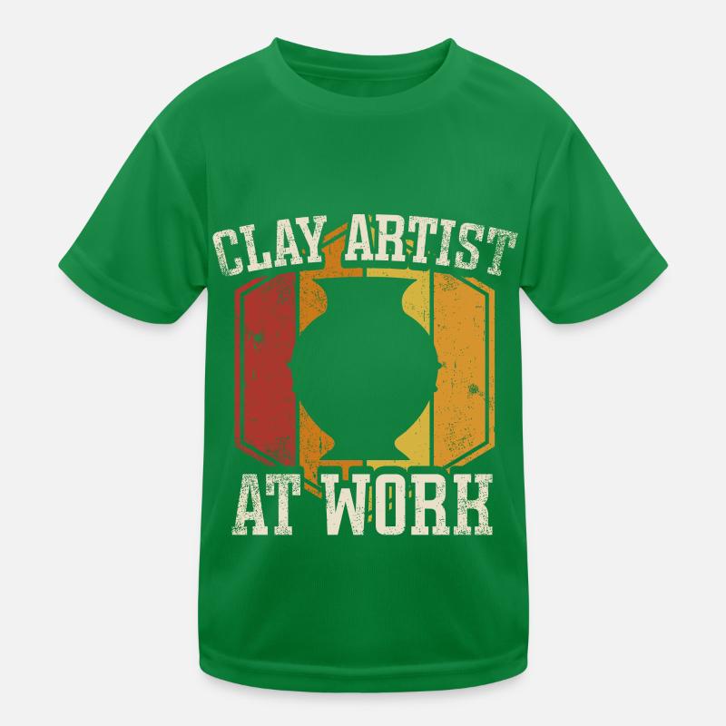 Ceramic Pottery Sculpture Kids Functional T-Shirt