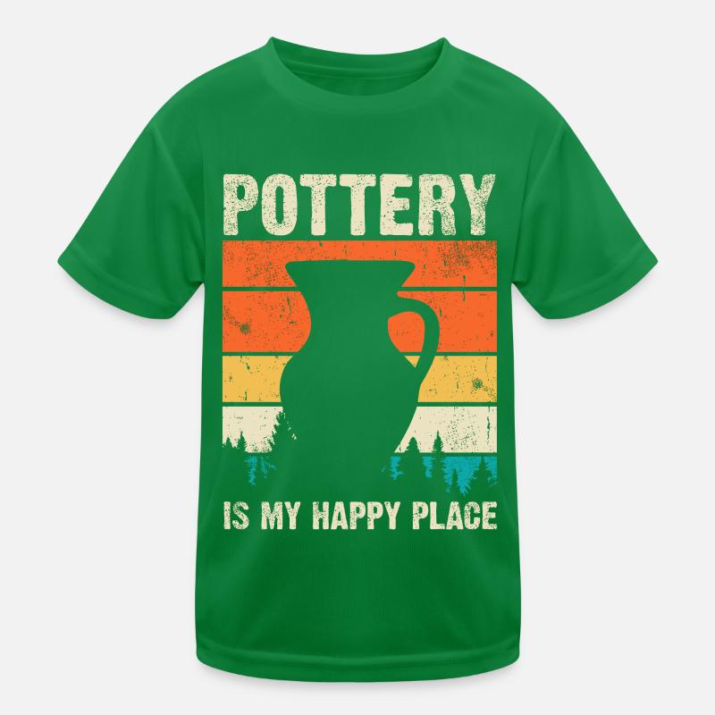 Ceramic Pottery Sculpture Kids Functional T-Shirt